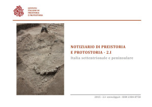 NOTIZIARIO DI PREISTORIA E PROTOSTORIA - I - Italia settentrionale e peninsulare, 2, 2015,