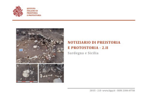 NOTIZIARIO DI PREISTORIA E PROTOSTORIA - II - Sardegna e Sicilia, 2, 2015