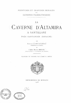 La caverne d'Altamira : a Santillane près Santander (Espagne)